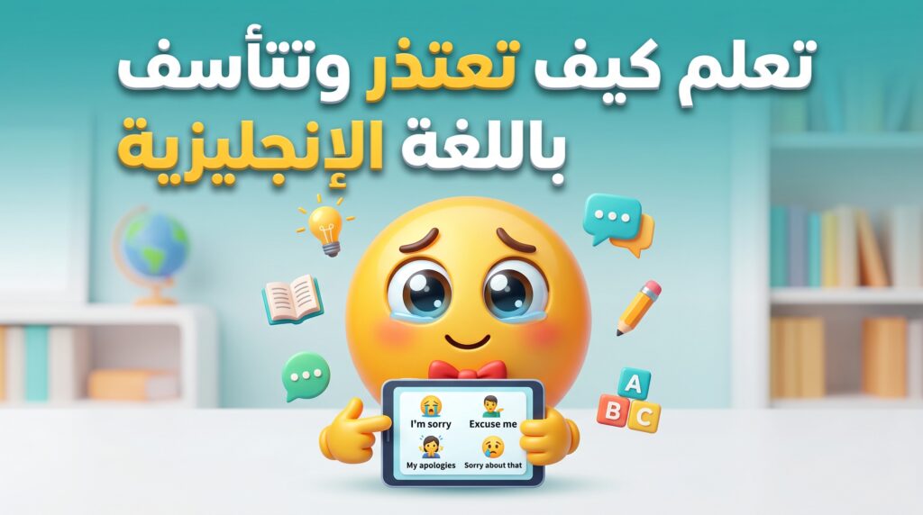 تعلم كيف تعتذر باللغة الإنجليزية